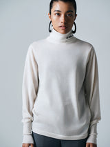 【サ専用 Pre-Order】HIGH GAUGE COWL NECK PULLOVER（CZ326-LPO61）/ IVORY