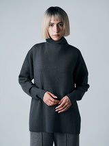 【サ専用 Pre-Order】OVERSIZED BOTTLE NECK PULLOVER（CZ326-LPO62）/ GRAY