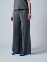 【サ専用 Pre-Order】WIDE STRAIGHT KNIT PANTS（CZ326-LPT13）/ GRAY