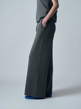 【サ専用 Pre-Order】WIDE STRAIGHT KNIT PANTS（CZ326-LPT13）/ GRAY