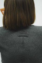 CASHMERE KNIT T-SHIRT (CZ324-LPO03) / CHARCOAL