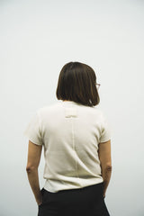 CASHMERE KNIT T-SHIRT (CZ324-LPO03) / IVORY