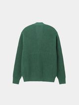 WASHI Middle-gauge AZE Cardigan (PU126-MCD02) / Green