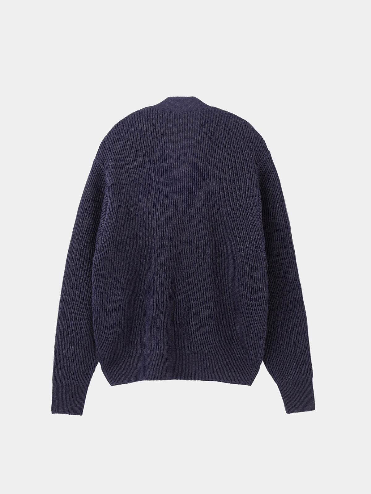 WASHI Middle-gauge AZE Cardigan (PU126-MCD02) / Blue Purple