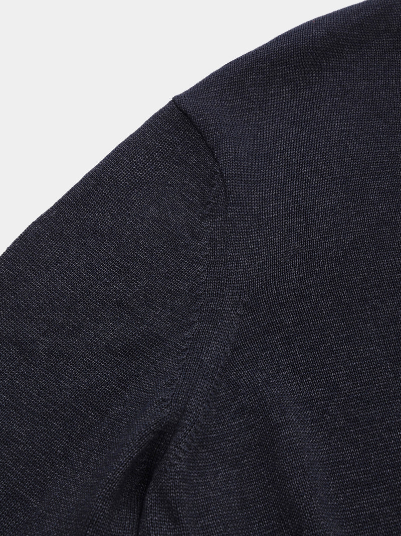 WASHI MIDDLE-GAUGE TENJIKU V-NECK L/S PULLOVER (PU126-MPO04