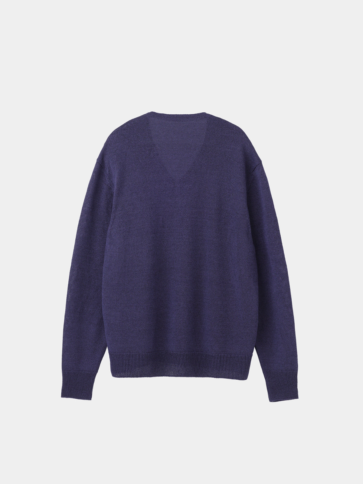 WASHI MIDDLE-GAUGE TENJIKU V-NECK L/S PULLOVER (PU126-MPO04