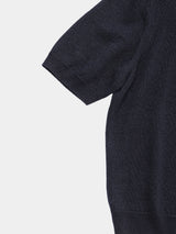 WASHI Middle-gauge TENJIKU Crewneck S/S Pullover (PU126-MPO06) / Black
