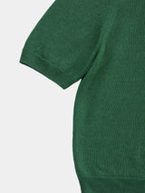 WASHI Middle-gauge TENJIKU Crewneck S/S Pullover (PU126-MPO06) / Green