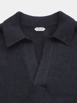 WASHI Middle-gauge TENJIKU S/S Skipper-Polo (PU126-MPO08) / Black