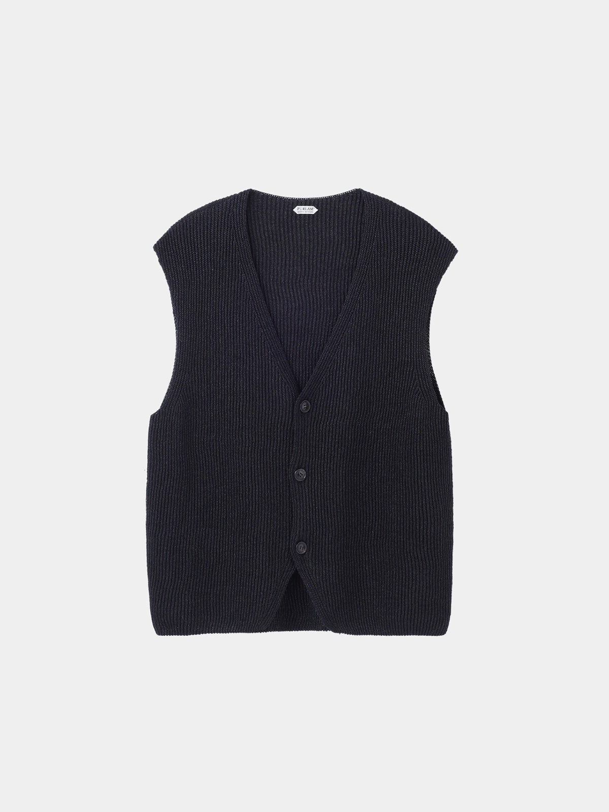WASHI Middle-gauge AZE Vest (PU126-MVE01) / Black