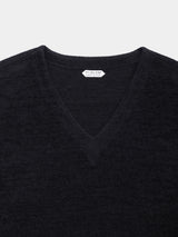 CHENILLE V KNIT(PU302-MPO06) / BLACK