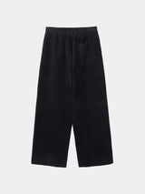 CHENILLE KNIT TROUSERS(PU326-MPT03) / BLACK