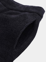 CHENILLE KNIT TROUSERS(PU326-MPT03) / BLACK