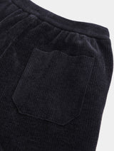 CHENILLE KNIT TROUSERS(PU326-MPT03) / BLACK