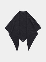 WCA TRIANGLE STOLE(PU326-AC02) / CHARCOAL