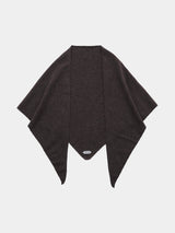 WCA TRIANGLE STOLE(PU326-AC02) / BROWN