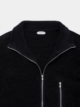 CHENILLE HALFZIP KNIT(PU326-MPO02) / BLACK