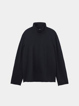 EFM CUTOFF HIGH NECK KNIT(PU326-MPO04) / BLACK