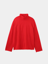 EFM CUTOFF HIGH NECK KNIT(PU326-MPO04) / RED
