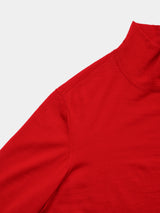 EFM CUTOFF HIGH NECK KNIT(PU326-MPO04) / RED