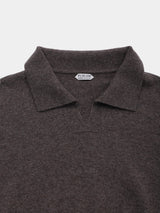 WCA SKIPPER KNIT POLO(PU326-MPO08) / BROWN