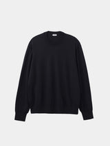 EFM CREW NECK KNIT(PU503-MPO01) / BLACK