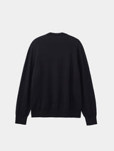 EFM CREW NECK KNIT(PU503-MPO01) / BLACK