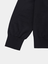 EFM CREW NECK KNIT(PU503-MPO01) / BLACK
