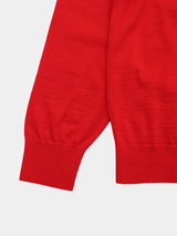 EFM CREW NECK KNIT(PU503-MPO01) / RED