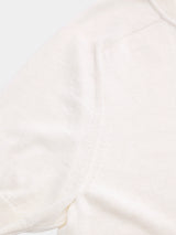 12GG Wool Linen Crew Neck Pullover (UM101-UPO12) / OFF WHITE