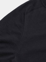 16GG Wool Linen Crew Neck Pullover (UM101-UPO16) / BLACK