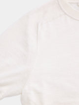 16GG Wool Linen Crew Neck Pullover (UM101-UPO16) / OFF WHITE