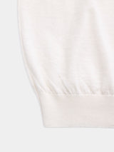 16GG Wool Linen Crew Neck Pullover (UM101-UPO16) / OFF WHITE