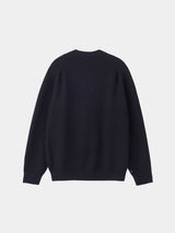 7GG V NECK CARDIGAN (UM302-UCD07-BLK)
