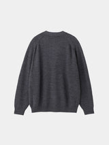 7GG V NECK CARDIGAN (UM302-UCD07-GRY)