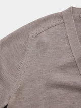 7GG V NECK CARDIGAN (UM302-UCD07-MOCHA)
