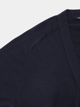 12GG V NECK CARDIGAN (UM302-UCD12) / NAVY