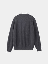 12GG V NECK CARDIGAN (UM302-UCD12-GRY)