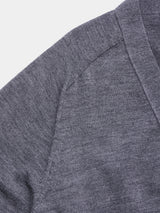 12GG V NECK CARDIGAN (UM302-UCD12-GRY)