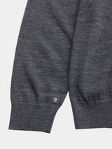 12GG V NECK CARDIGAN (UM302-UCD12-GRY)