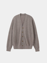 12GG V NECK CARDIGAN (UM302-UCD12-MOCHA)