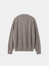 12GG V NECK CARDIGAN (UM302-UCD12-MOCHA)