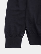 16GG V NECK CARDIGAN (UM302-UCD16-BLK)