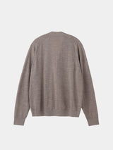 16GG V NECK CARDIGAN (UM302-UCD16-MOCHA)