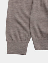 16GG V NECK CARDIGAN (UM302-UCD16-MOCHA)