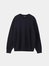 7GG CREW NECK PULLOVER (UM302-UPO07)  / BLACK