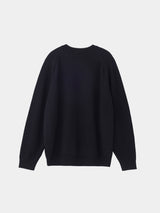 7GG CREW NECK PULLOVER (UM302-UPO07-BLK)