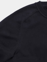 7GG CREW NECK PULLOVER (UM302-UPO07)  / BLACK