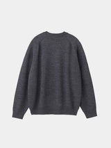 7GG CREW NECK PULLOVER (UM302-UPO07-GRY)