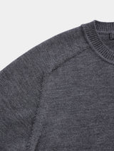 7GG CREW NECK PULLOVER (UM302-UPO07-GRY)